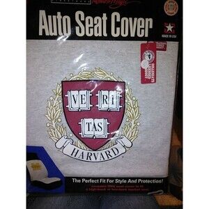 Auto Seat Cover  Harvard Logo